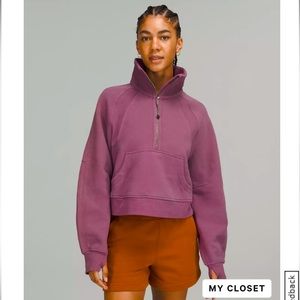 Scuba Oversized Funnel Neck Half Zip